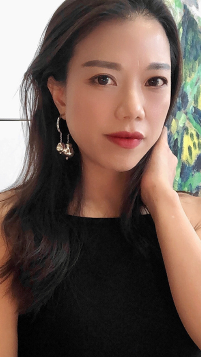 Minimalist Silver-Plated Blown Glass Drop Earrings